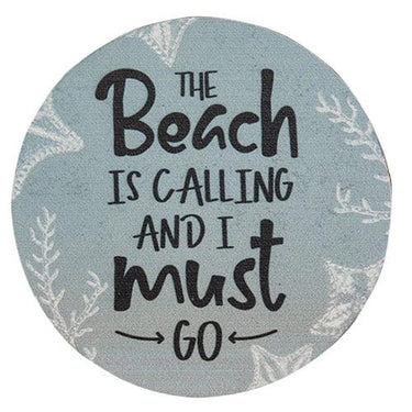 Beach Sayings Round Magnet 3 Asstd - The Fox Decor